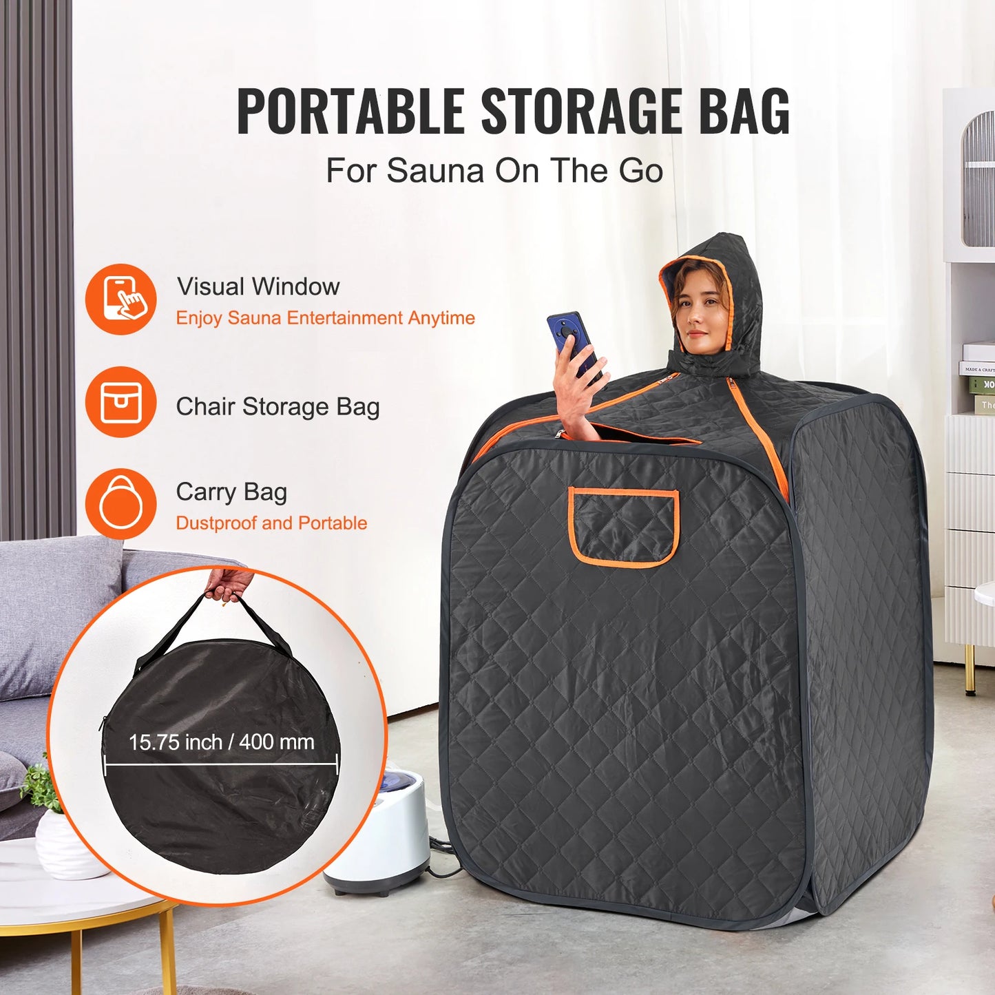 Compact Portable Steam Sauna Tent
