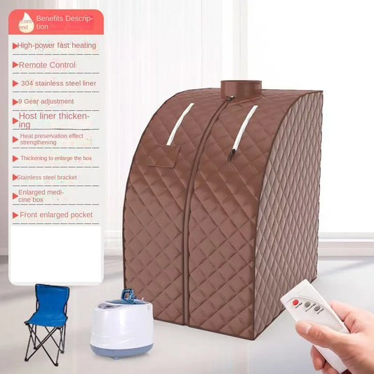 Full Body Home Steam Sauna Set