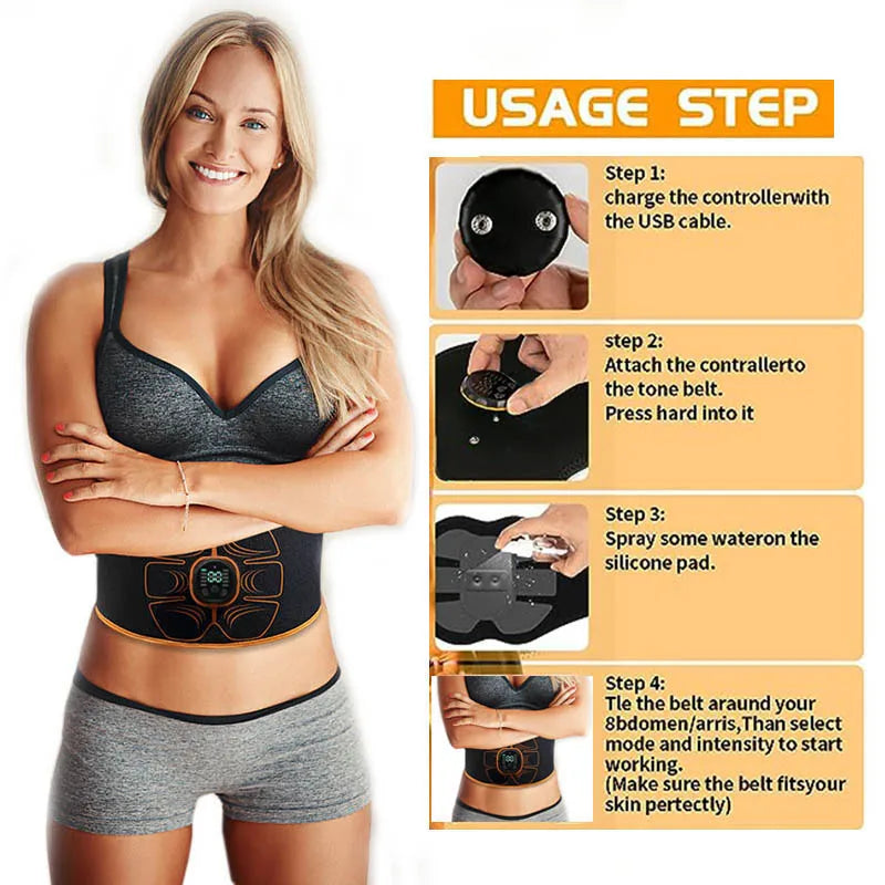 EMS Muscle Stimulator Belt Trainer