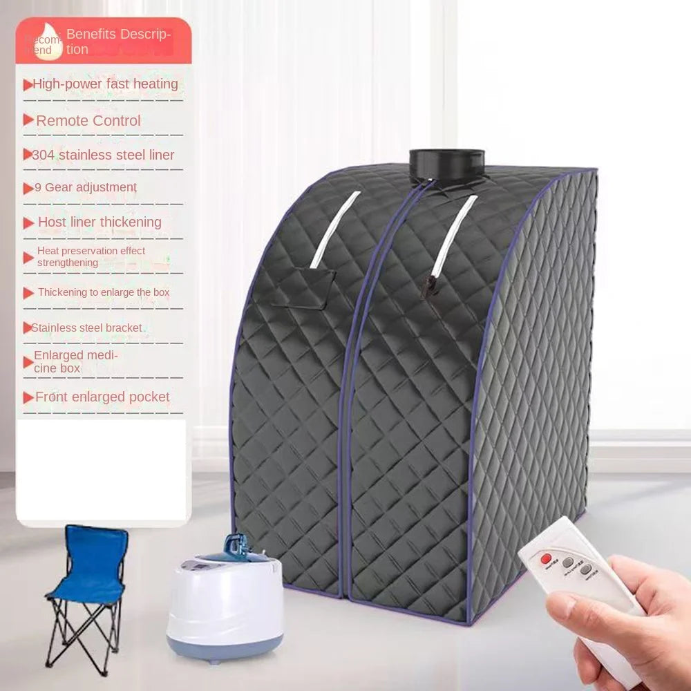 Full Body Home Steam Sauna Set