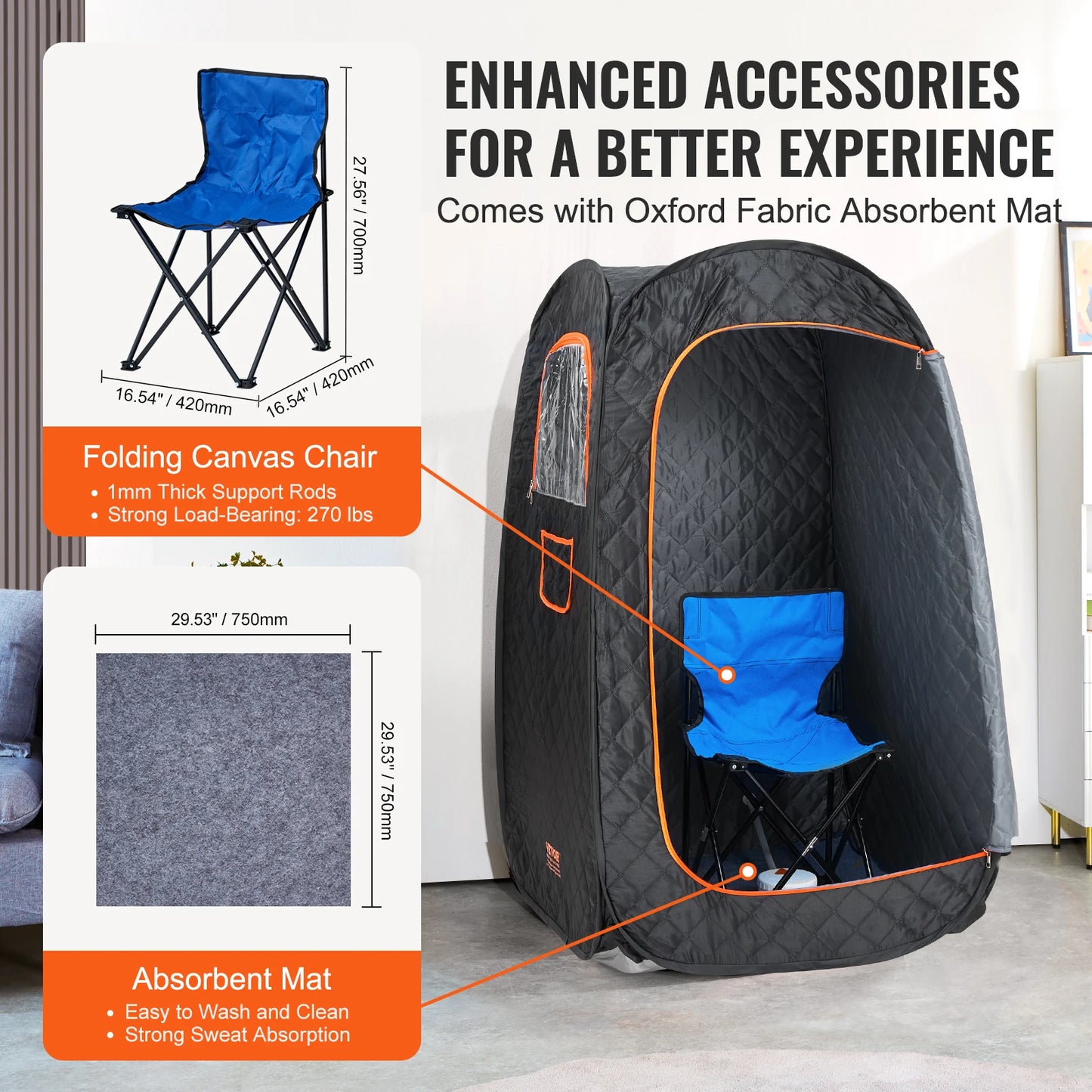 Compact Portable Steam Sauna Tent