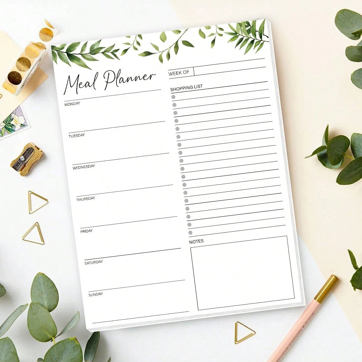 Magnetic Weekly Meal Planner